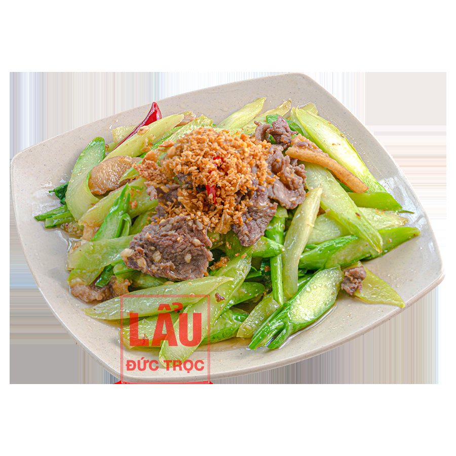 Cải làn xào bò