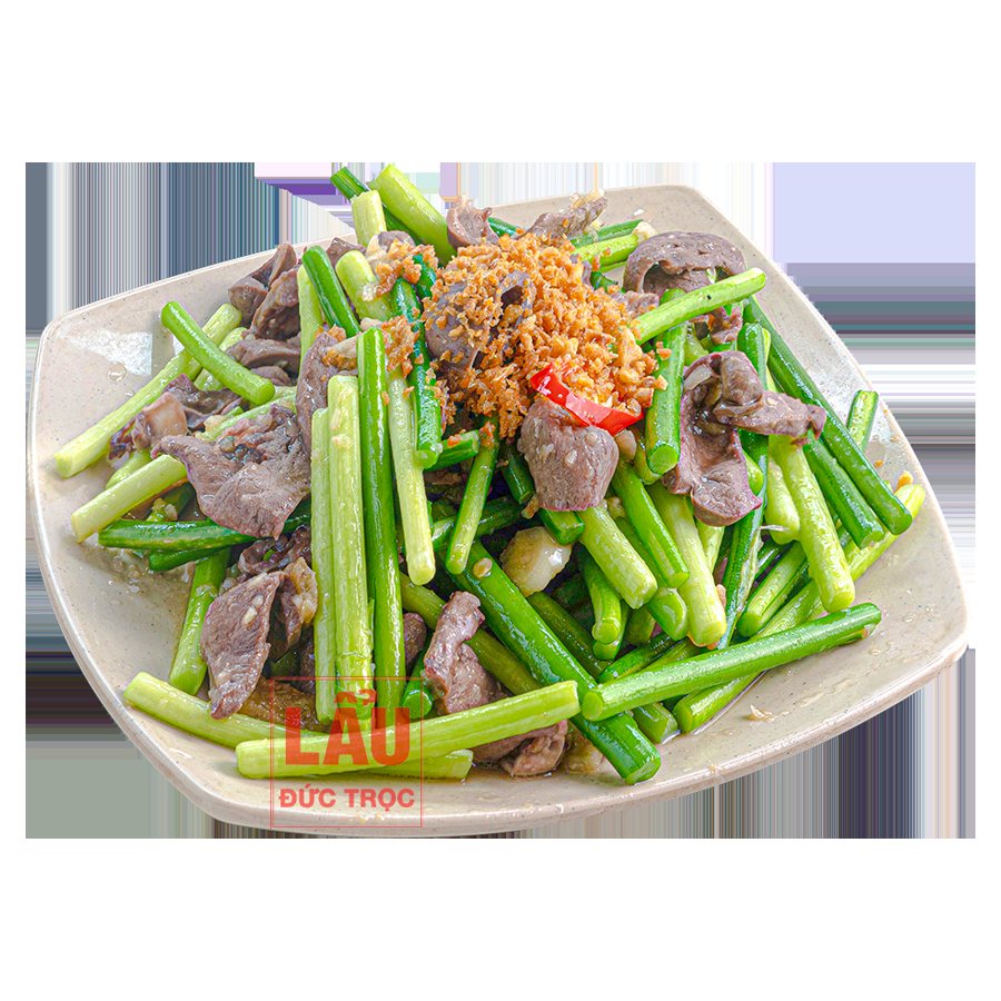 Ngồng tỏi xào tim