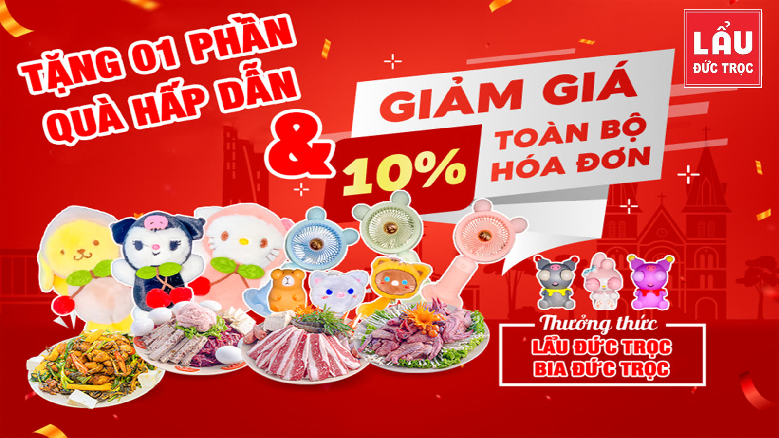 MỞ TIỆC LINH ĐÌNH – ƯU ĐÃI ĐẶT BÀN LÊN TỚI 10% & NHẬN QUÀ TẶNG MIỄN PHÍ