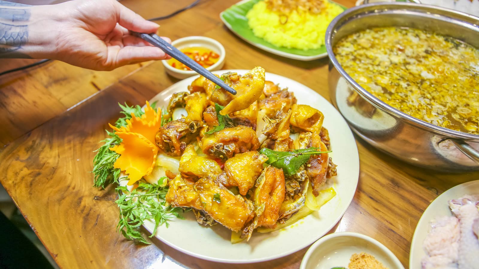Cách làm gà ri chiên nước mắm chuẩn vị Nhà hàng