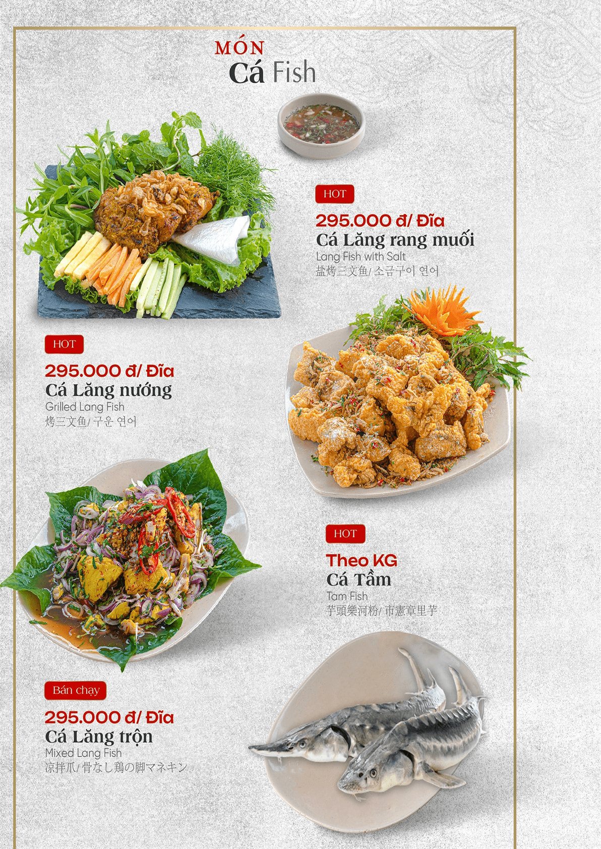 Trang menu nhà hàng Lẩu Đức Trọc số 41