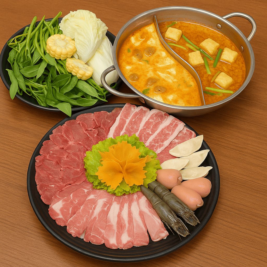 Lẩu 2 ngăn Thái – Riêu