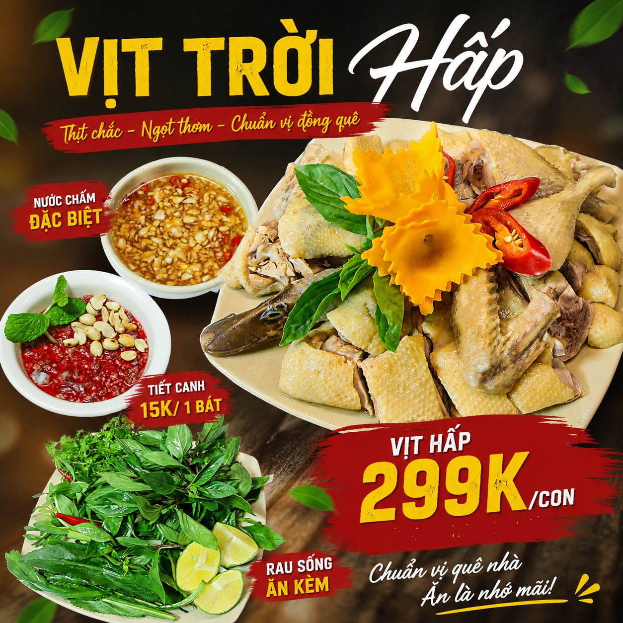 Vịt trời hấp