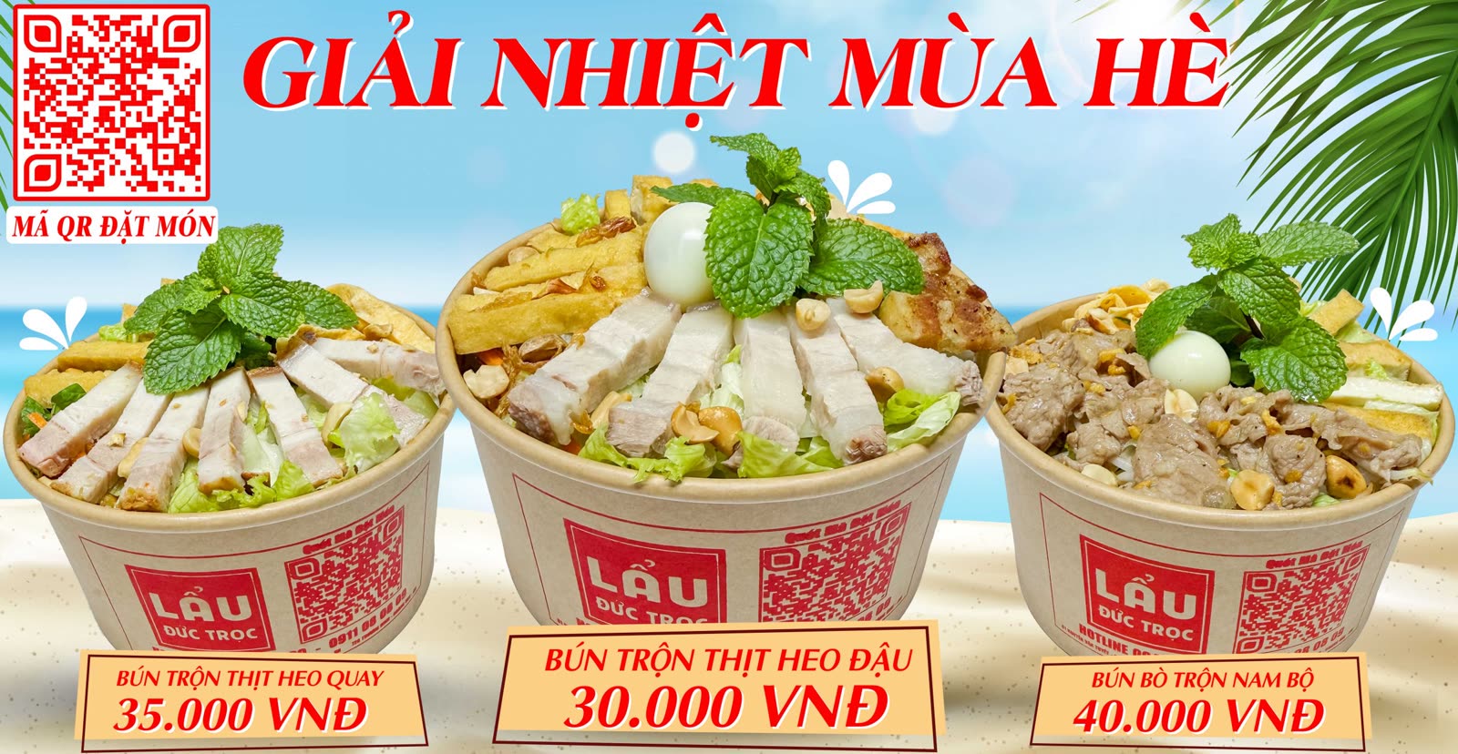 Khám Phá Bún Trộn Đức Trọc – Siêu Phẩm Bún Trộn Ngon Rẻ Bùng Nổ Vị Giác Tại Hà Nội Chỉ Từ 30K